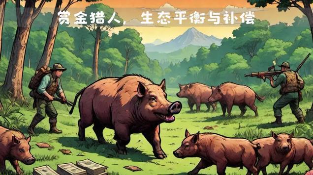 南京老山有队“赏金猎人”，用‘骚狗’找目标，300斤大野猪被捕