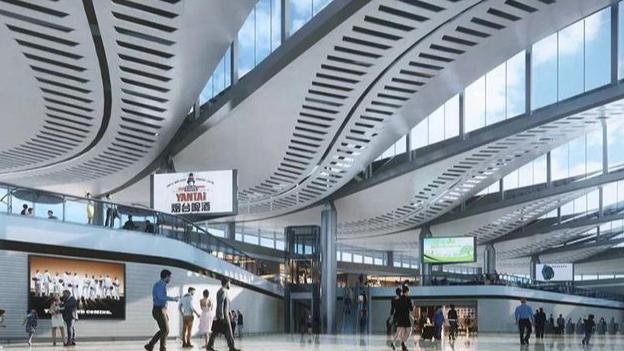 烟台机场T 2航站楼即将投入使用，烟台将由交通节点变为中心城市