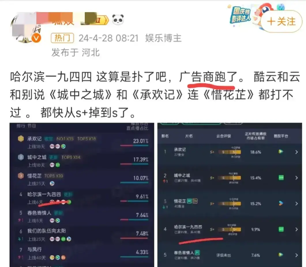 杨幂爸爸发声称女儿新剧遭恶意攻击，文章配图只用精修不用原图