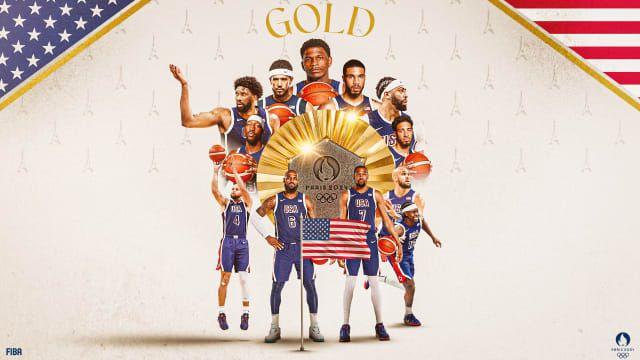 库日天连中四记三分，美国男篮有惊无险拿下冠军，实现五连冠伟业