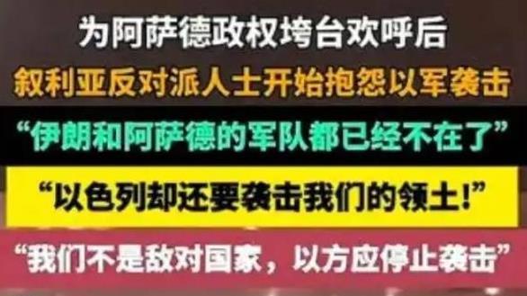 叙利亚全民狂欢，赶走阿萨德，两天过后现在怎么样了？