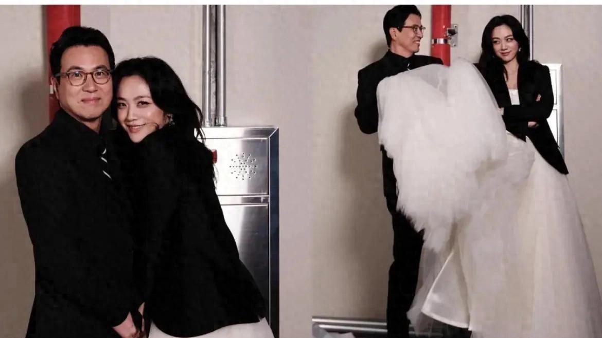 即使结婚了 ，汤唯老公也把暗爽写在了脸上！妻子的美貌丈夫的荣耀