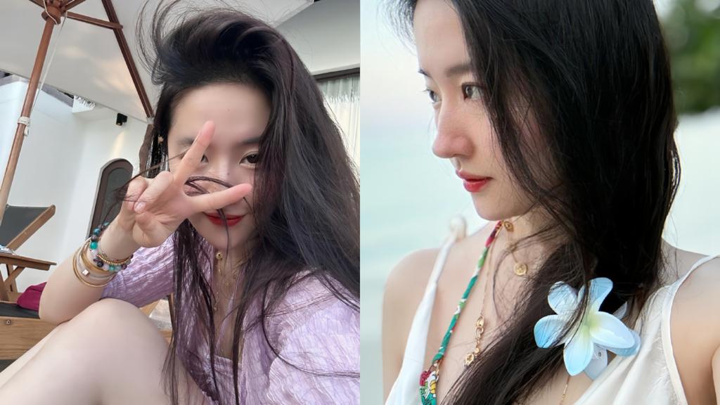 刘亦菲罕晒度假辣照「纯白透视洋装」内里被看光全网晕爆