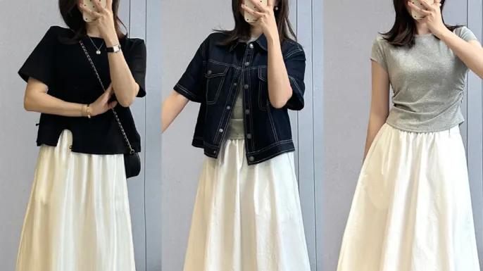 夏日恋曲，初恋小白裙，一抹不可抗拒的温柔风情