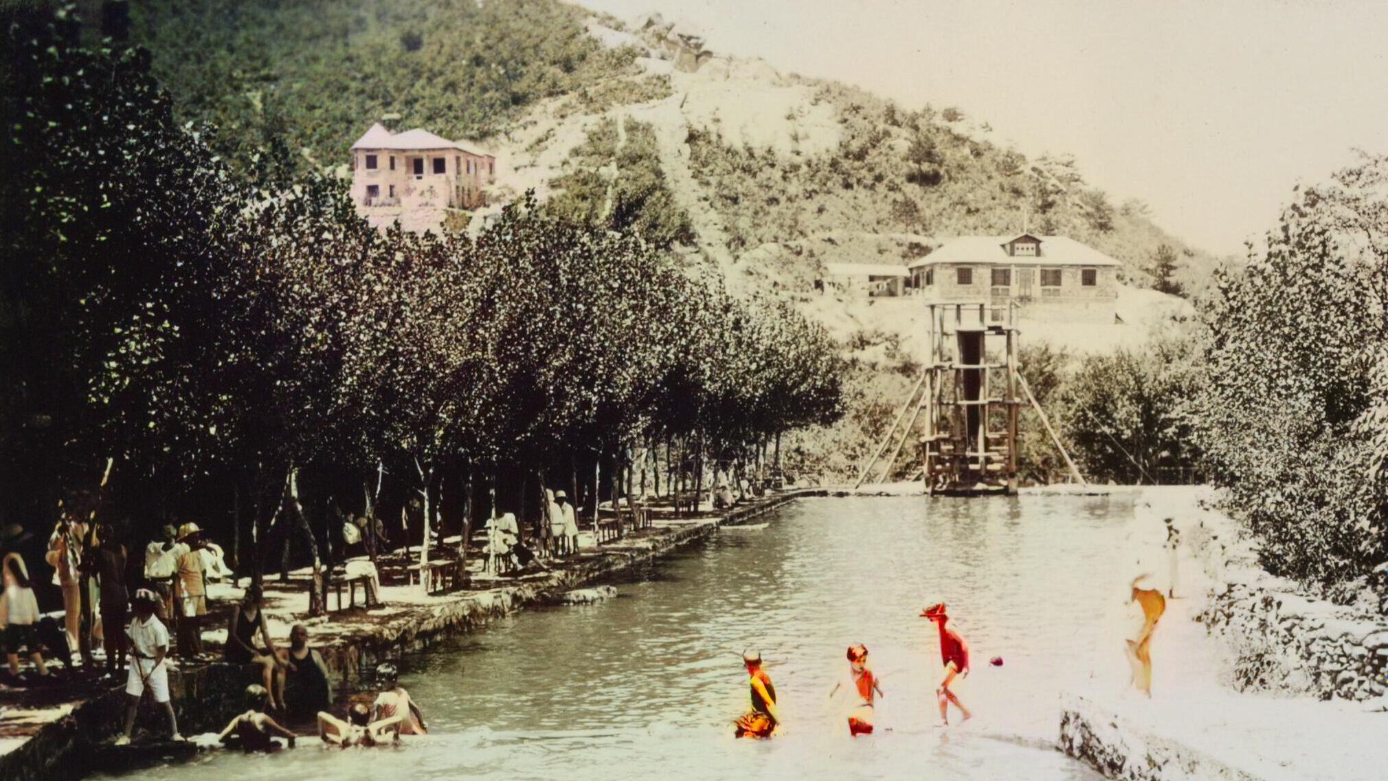 1938年前江西庐山的地貌、风景及百姓游览庐山的场景记录