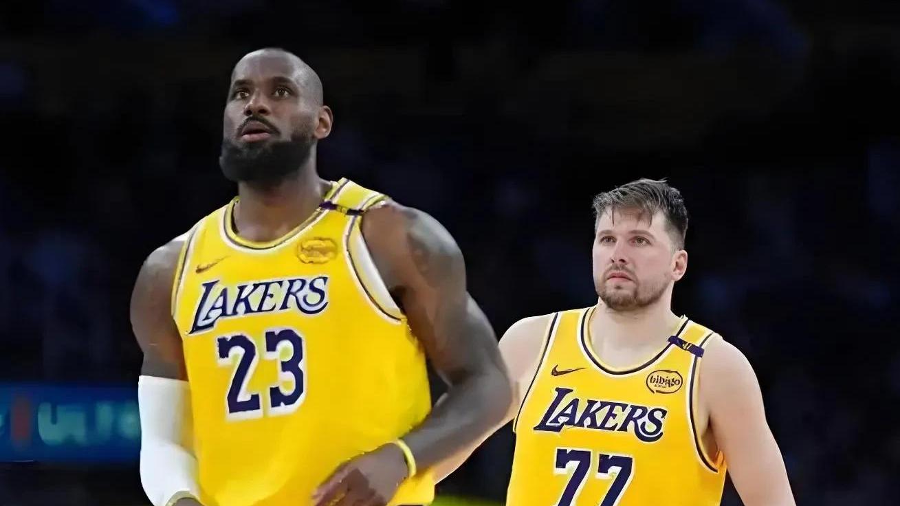 二节崩盘，詹姆斯迷失！森林狼反扑湖人，东契奇对轰爱德华兹