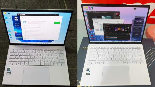 仅重990克的超轻薄笔记本电脑，纯白面板颜值高，办公用更轻松