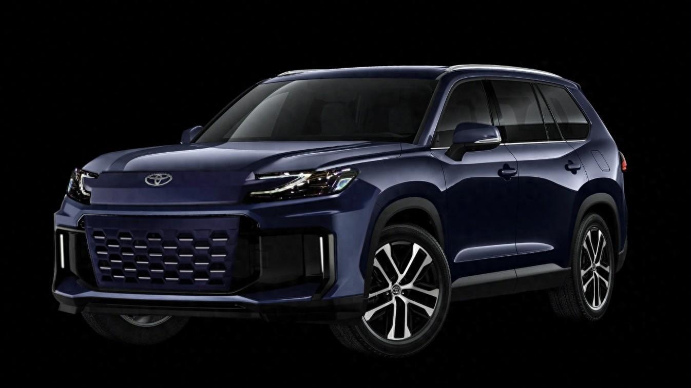 丰田全新一代汉兰达假想图曝光，设计融入新RAV4元素