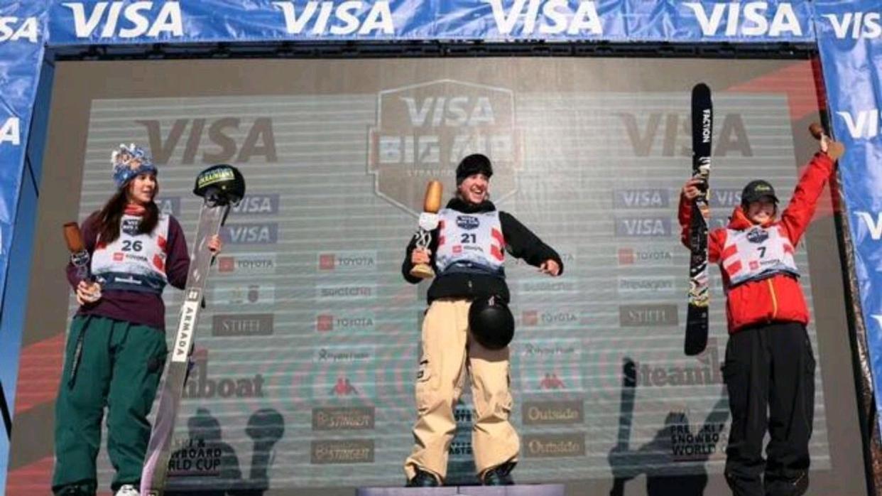 自由式滑雪大跳台世界杯中国杨如意148.50分摘得女子铜牌