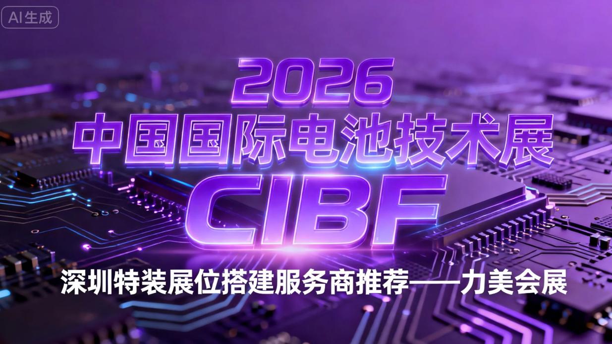 掘金新能源会展风口：2026 中国国际电池技术展 CIBF | 深圳特装展位搭建服务商白皮书