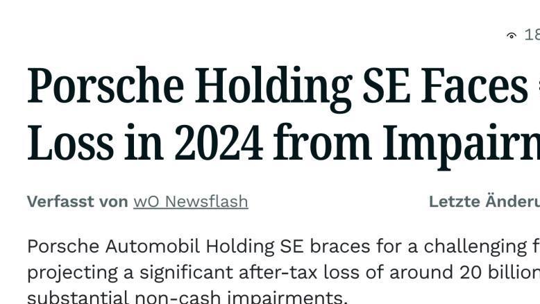 出售大众汽车股份？保时捷控股否认