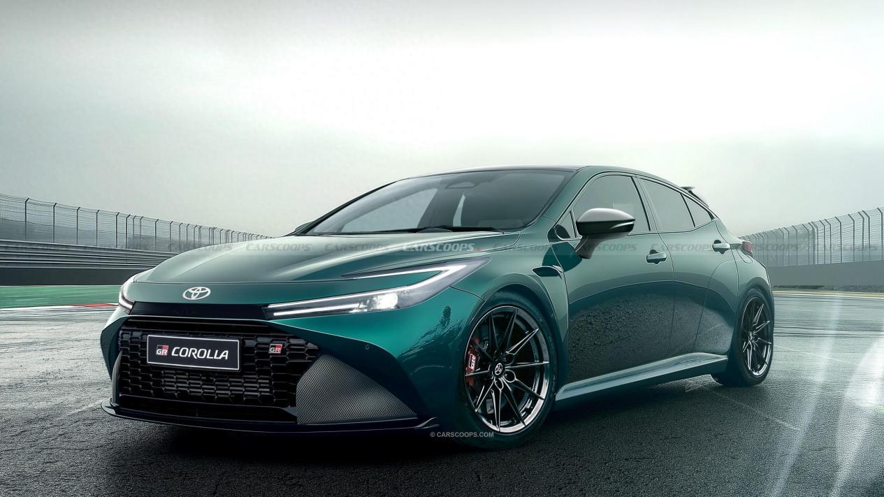 下一代丰田卡罗拉假想图曝光，造型激进，预计2026年推出