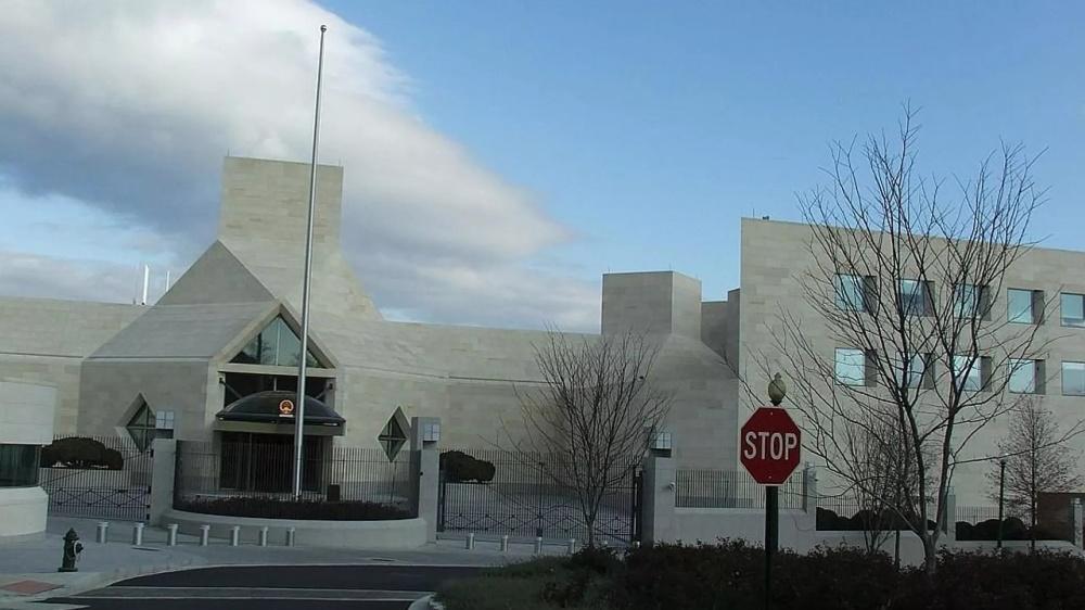 中国驻美使馆：美向台出售武器或使台湾成为火药桶