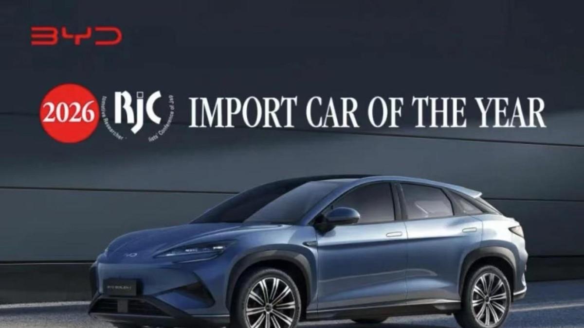 评选总成绩第一，比亚迪海狮07EV荣膺第35届RJC“年度进口车大奖”