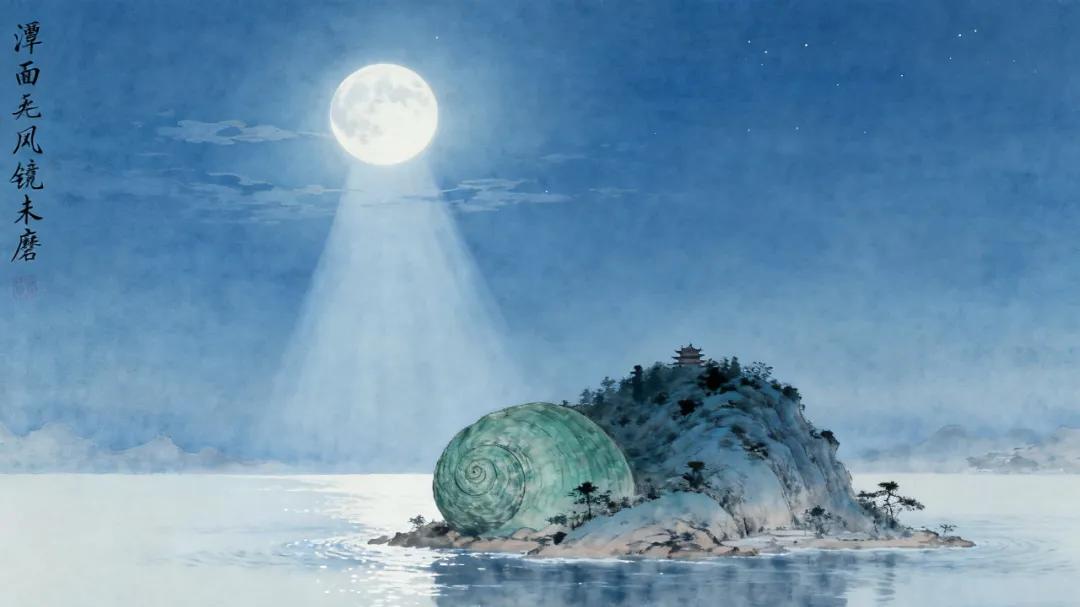 洞庭秋夜与白银盘，刘禹锡诗里的湖光月色