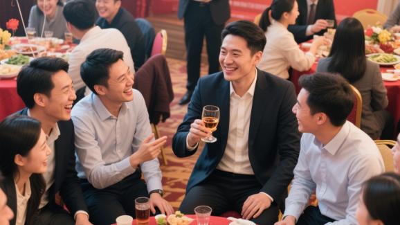 年会醉酒学：酒精催化下的办公室关系重构场