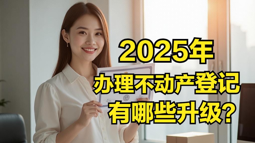 2025 年办理不动产登记有哪些升级？你领 “大红本” 了吗？