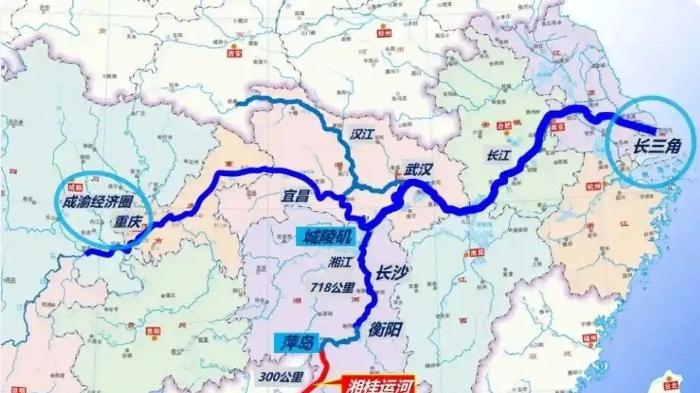 汉湘桂运河：襄阳成为“水运人体图”的“头部”，锚定内陆水运新格局