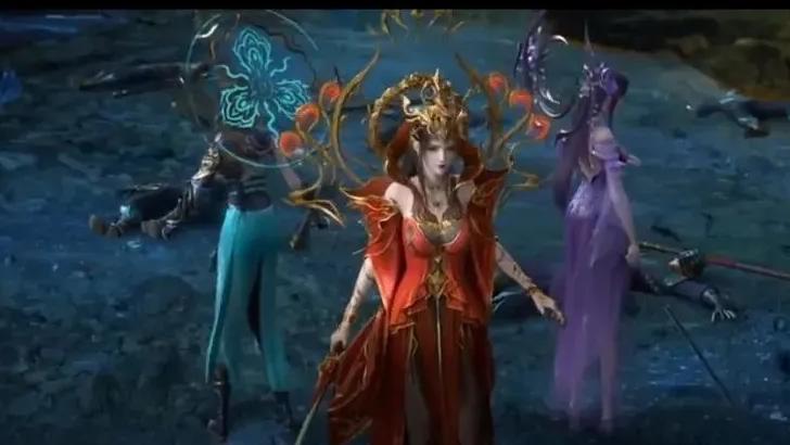 斗破苍穹最新剧情，萧炎带三美闯圣地，黄泉救斗圣小弟，怒锤叛徒弟弟超解气！