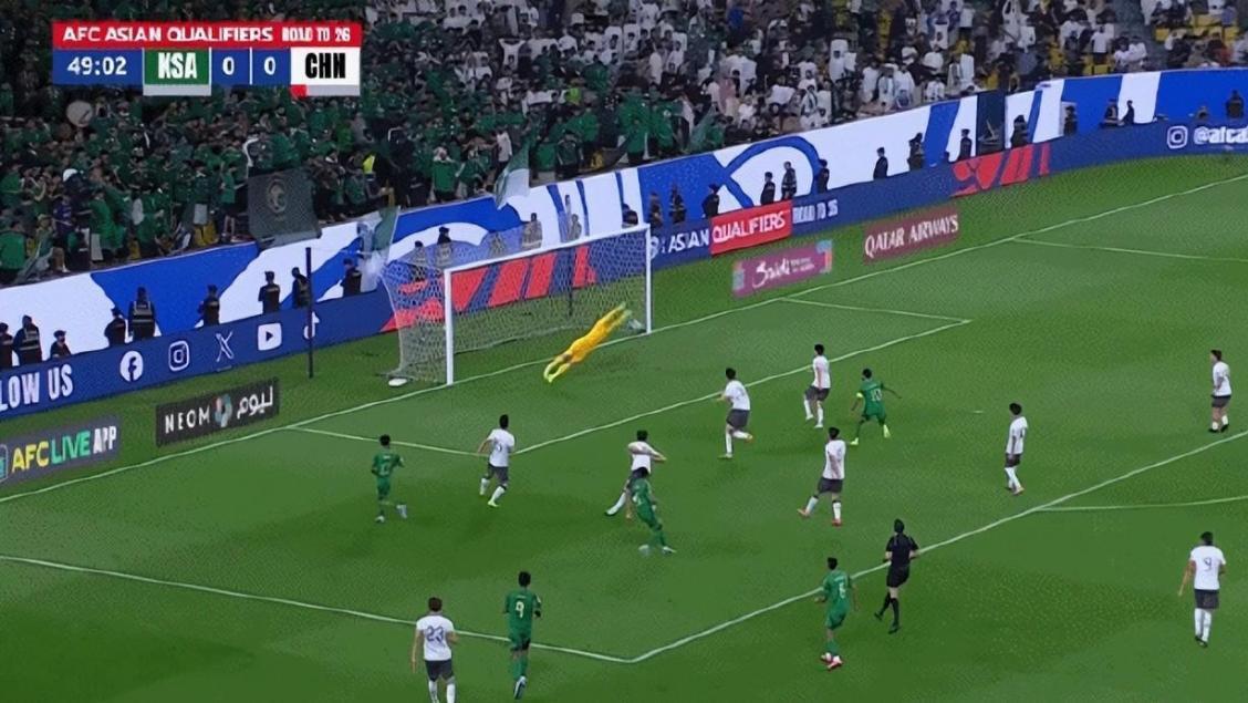 十人国足0比1不敌沙特！小组积分垫底