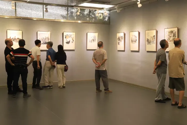 田园野趣——黎柱成家禽系列精品展在中山开幕