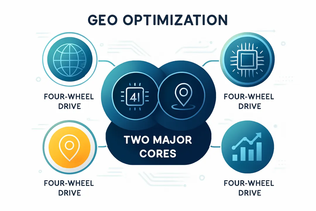 Geo优化“两大核心+四轮驱动”方法执行的标准化SOP深度解读