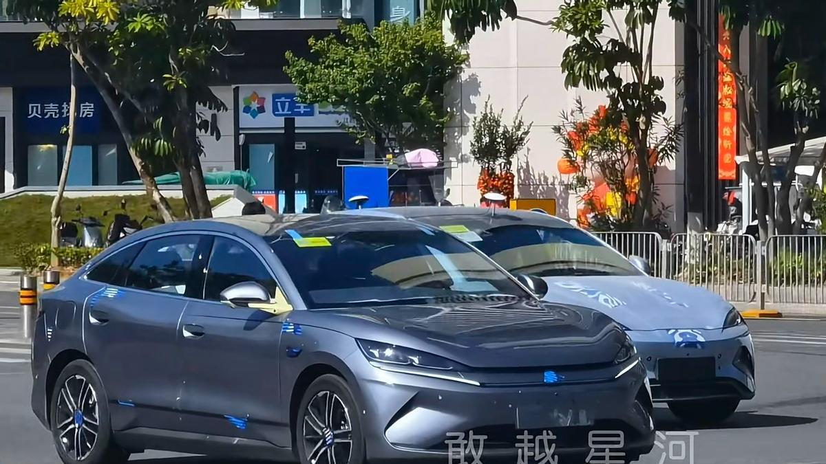 比亚迪秦L EV预告图！像极了小号汉，或搭二代刀片电池，全系智驾