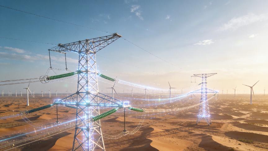沙戈荒绿电新动脉：国网蒙东电力铸就锡盟新能源外送双子星工程