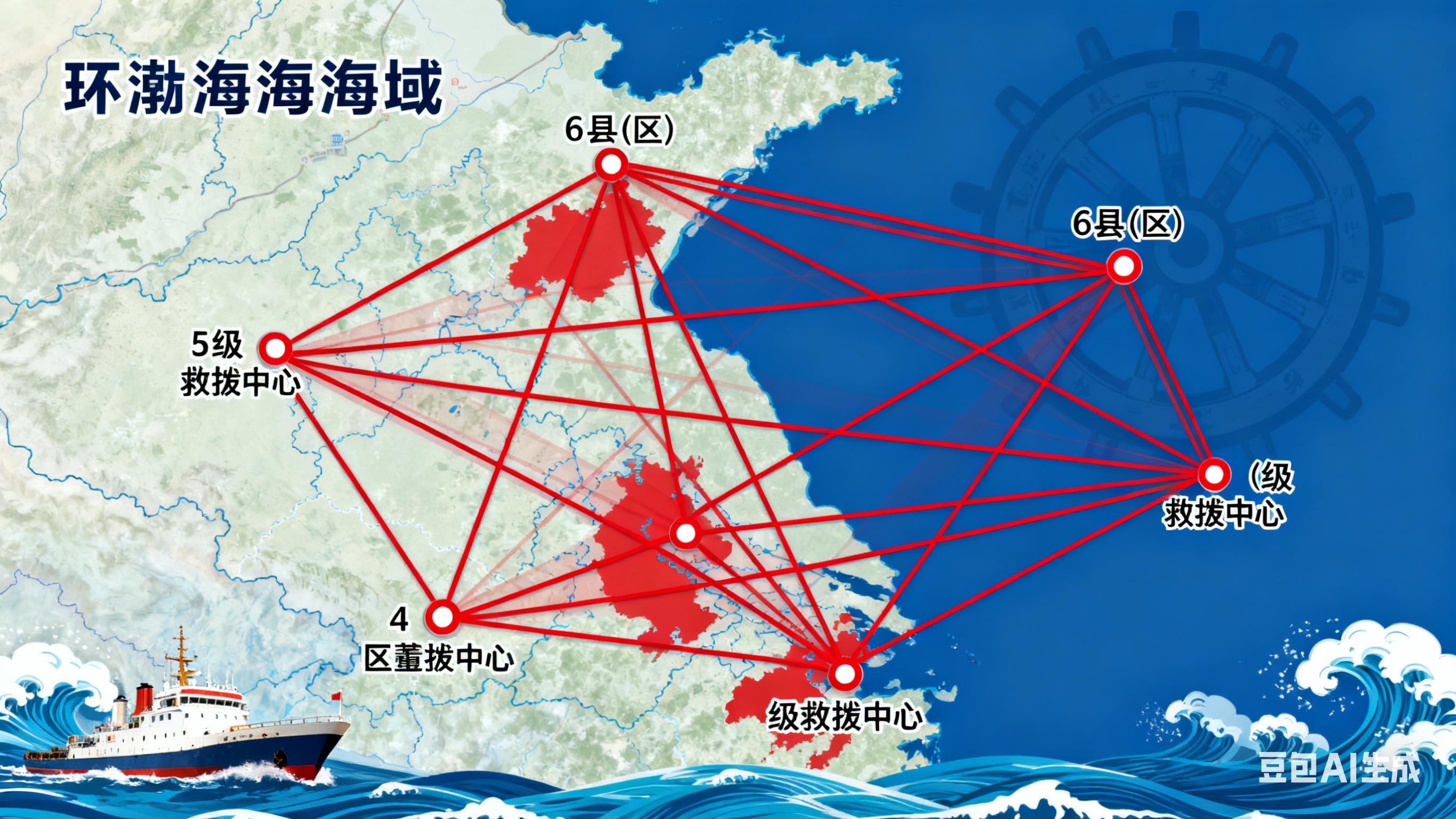 唐山沿海县（区）级海上搜救中心实现全覆盖 织密环渤海海域安全防护网