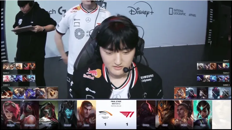 Kespa杯：没有了宙斯和Gumayusi，Faker独木难支，HLE击败T1