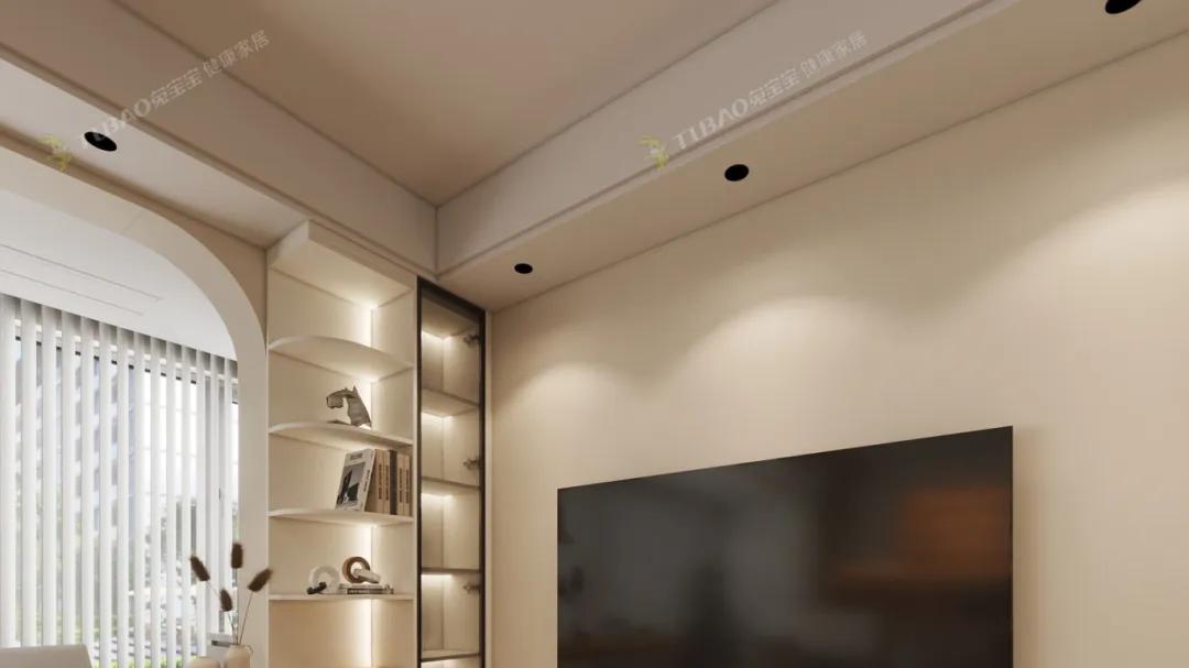 原木 + 奶白太治愈！这套现代简约家，把都市惬意感装进日常