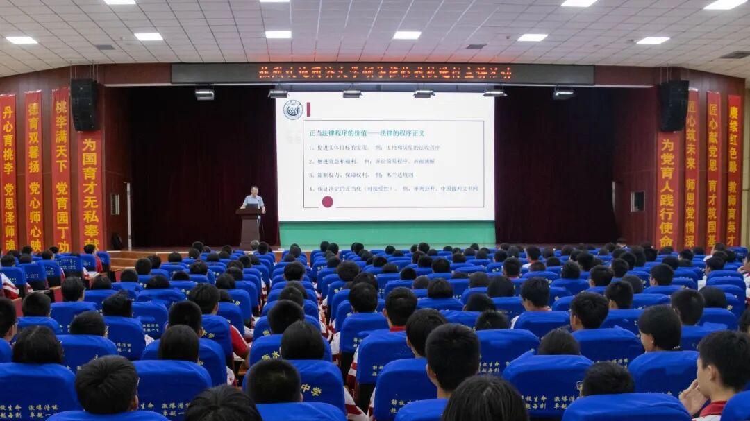 名校面对面，同济大学教授走进衡水十三中！
