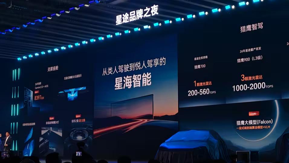 星途之夜发布四款新车！预计年后上市
