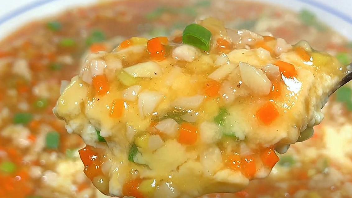 两个鸡蛋一块豆腐，轻松蒸出美味