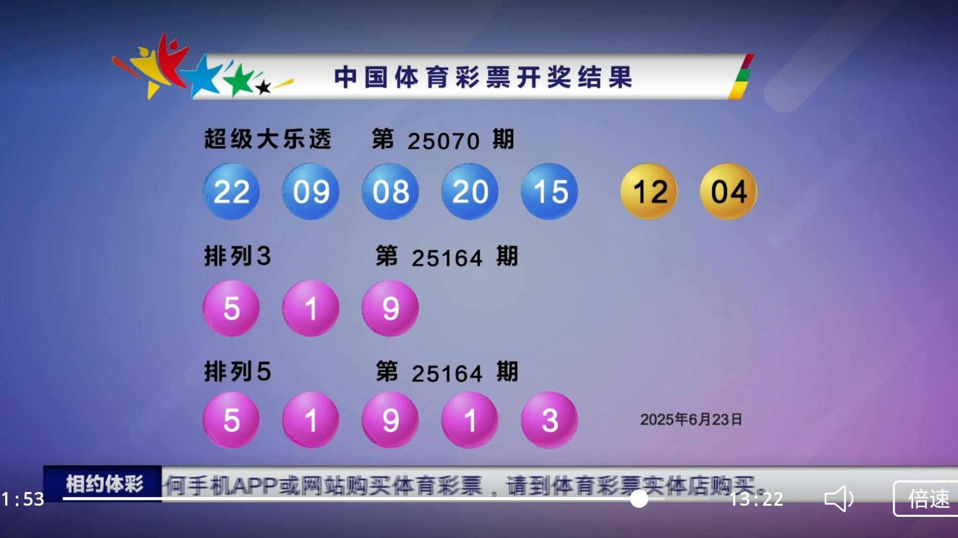 排列三第25165	期精准预测