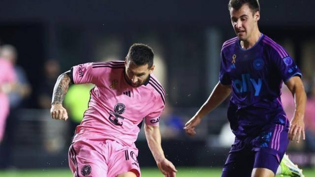 梅西罕见失点，纸糊防线漏人，3分钟上演悲喜交替，迈阿密0: 1落后