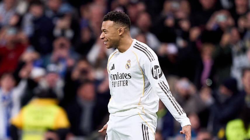 皇马2-0，姆巴佩破门，追平C罗纪录！阿隆索3连胜，落后巴萨1分