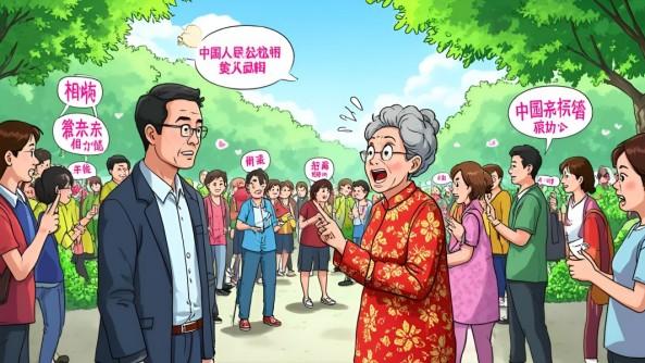 相亲角被大妈嘲讽“穷酸”，我当场一通电话，半小时后她哭着求我！