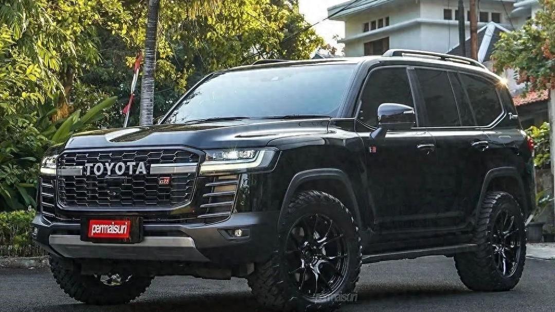 疑似2025款“陆巡”街头实拍！黑武士外观更加硬朗，搭载3.5T六缸