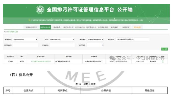 营口精致铝业排污数据“留白”地方说辞挑战环境信息公开刚性