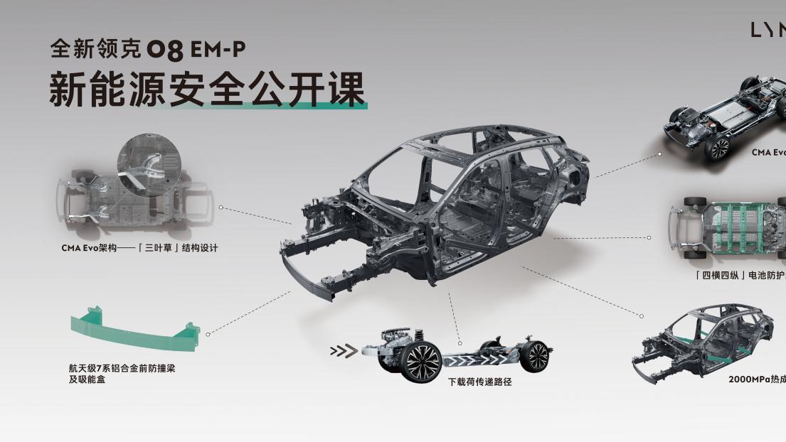 领克08白车身进驻清华实验室 树立新能源安全新标杆