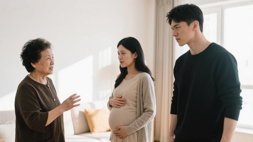 怀孕被要求交营养费，儿媳指着肚子冷笑：这胎算合伙还是独资？