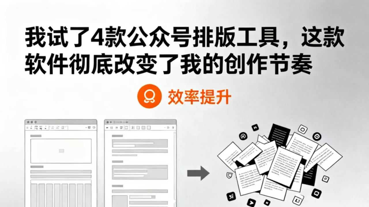 我试了4款公众号排版工具，这款软件彻底改变了我的创作节奏