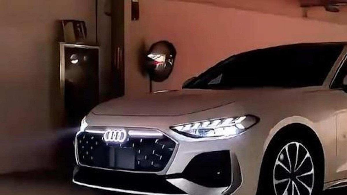 奥迪终于妥协！全新“A5L”实车亮相，华为智驾+三块大屏，能成？