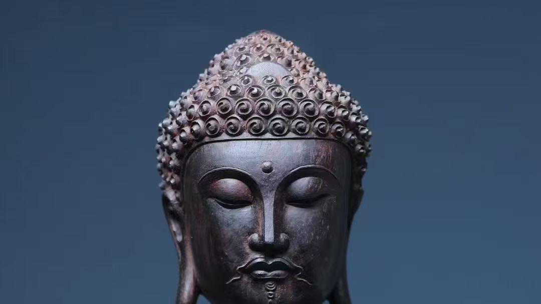 魏晋风骨，小叶紫檀老房料，释迦牟尼像