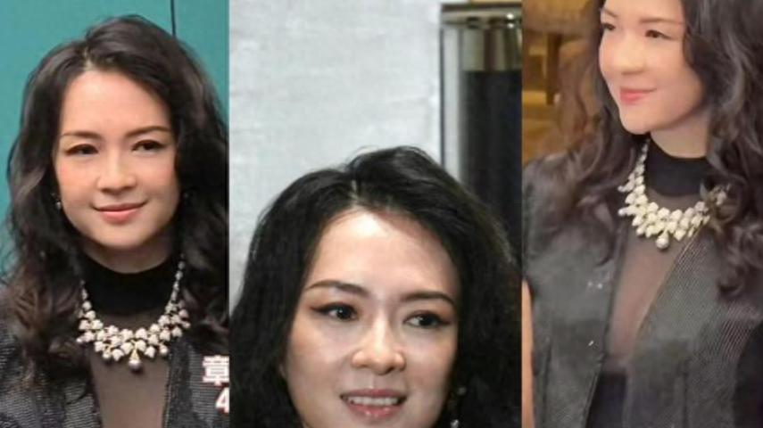 章子怡出席活动脸垮的一言难尽