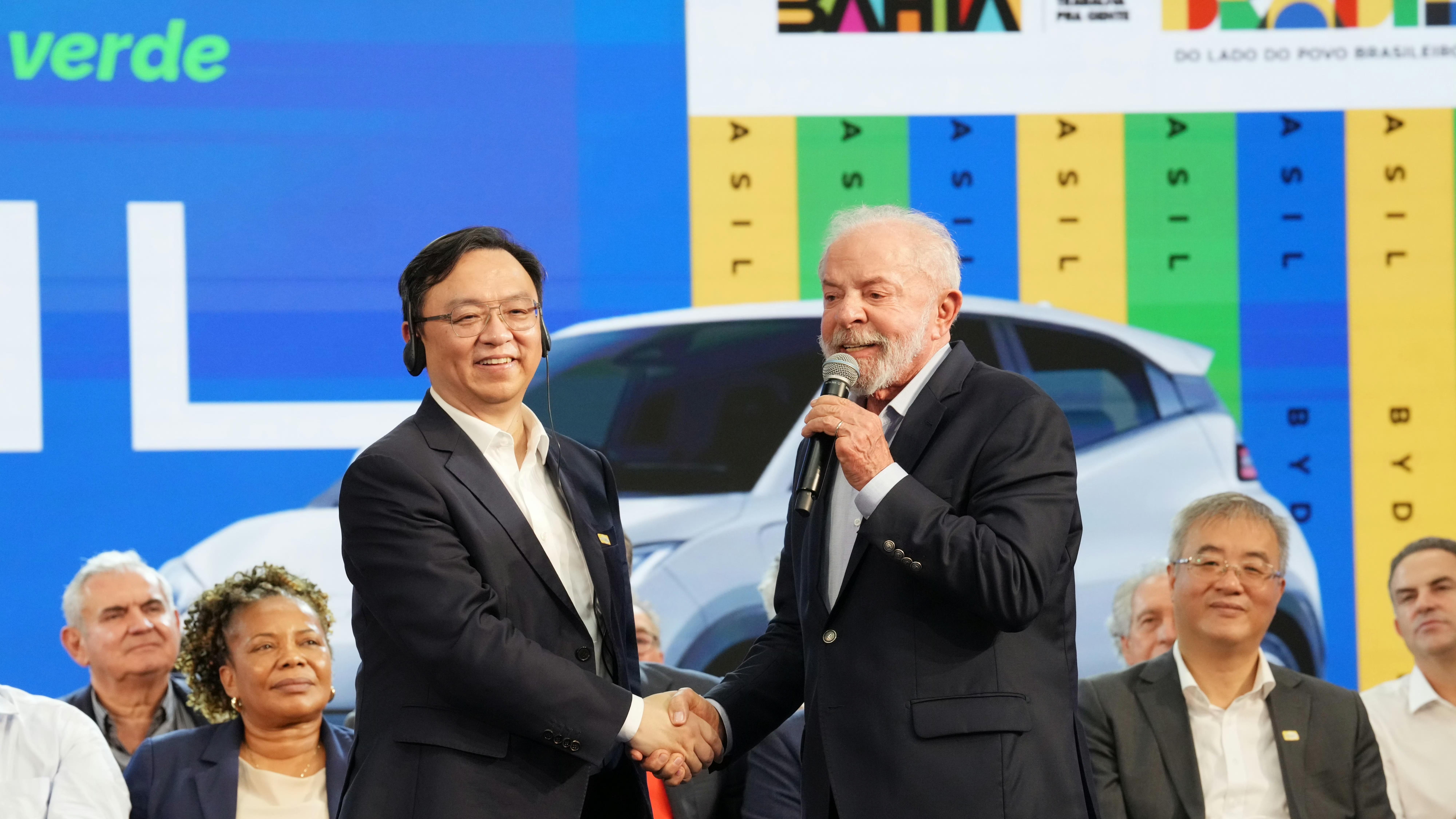 比亚迪第1400万辆新能源汽车在巴西工厂正式下线