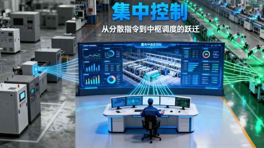 从“人跑”到“数据跑”：数据采集与集中控制如何重塑生产管理流程？