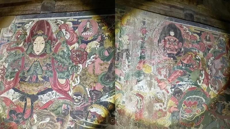 “水陆法会 丹青乾坤”｜山西大同永安寺旅游攻略：在元代巨壁与明代彩画间，朝圣一堂不灭的地府、人间与天