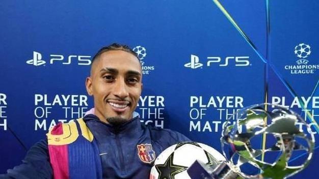 皇家马德里vs巴塞罗那球员评分：拉菲尼亚9.0分，卡马文加5.8分